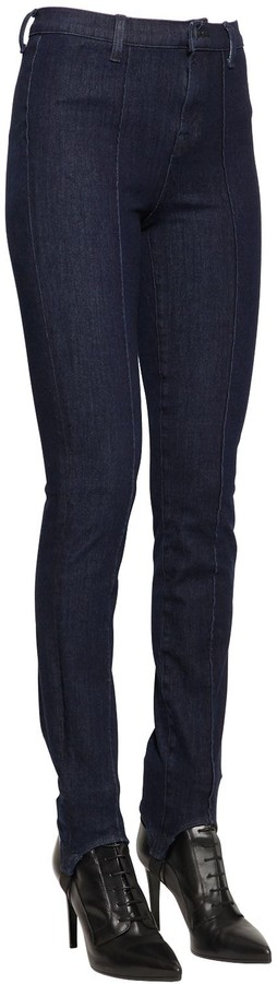 skinny jeans with stirrups