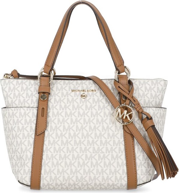 MICHAEL Michael Kors Leather Women's White Tote Bags | ShopStyle