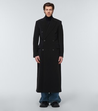 Balenciaga Double-breasted longline coat