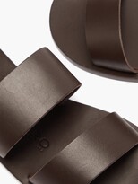 Thumbnail for your product : Álvaro González Alex Leather Sandals - Dark Brown