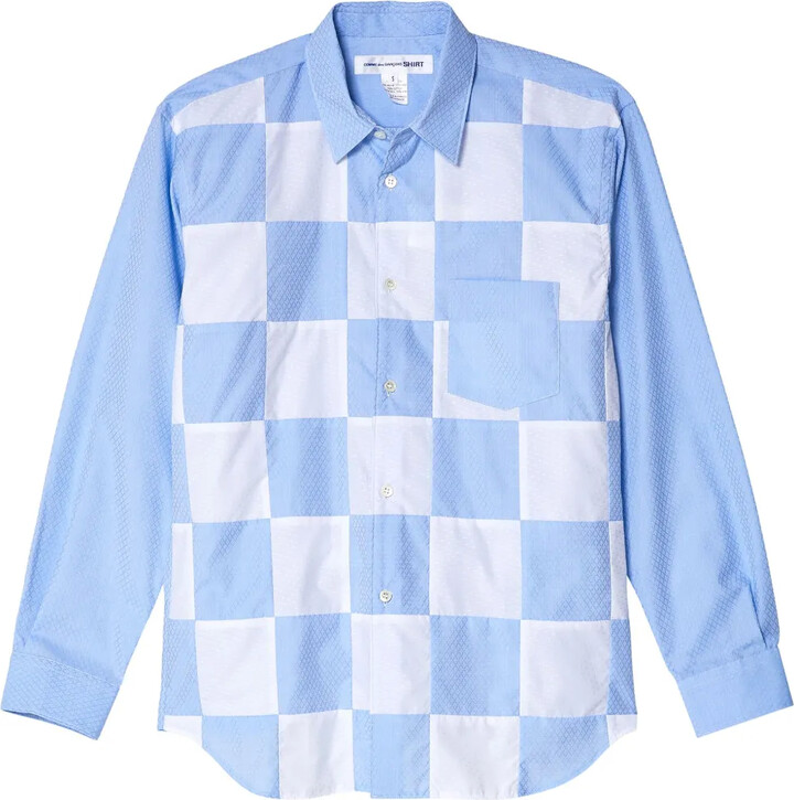 Comme des Garçons Shirt Check-Pattern Cotton Shirt