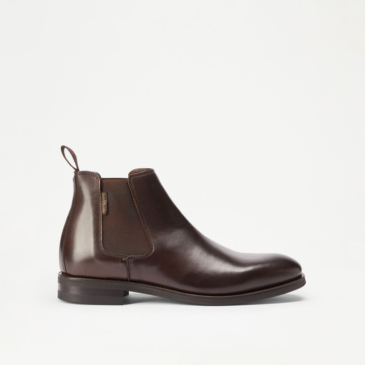 Russell Bromley BURLINGTON Men's Brown Leather Chelsea Boot