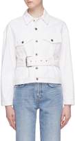 Thumbnail for your product : Proenza Schouler PSWL belted denim jacket