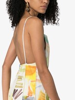 Thumbnail for your product : Rosie Assoulin Million Pleats printed maxi dress