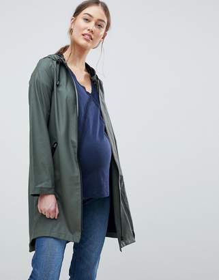 Mama Licious Mama.licious Mamalicious Maternity & Beyond Rainmac With Zip Out Panel