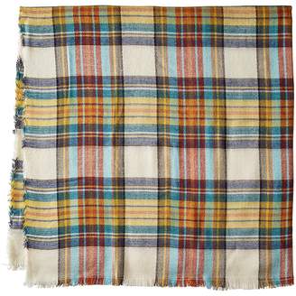 Steve Madden Classic Plaid Square Scarf Scarves