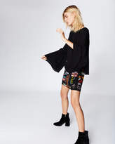Thumbnail for your product : Nicole Miller Silk Bell Sleeve Blouse