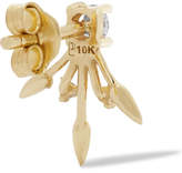 Thumbnail for your product : Pamela Love Tiny Beam 10-karat Gold Diamond Earring