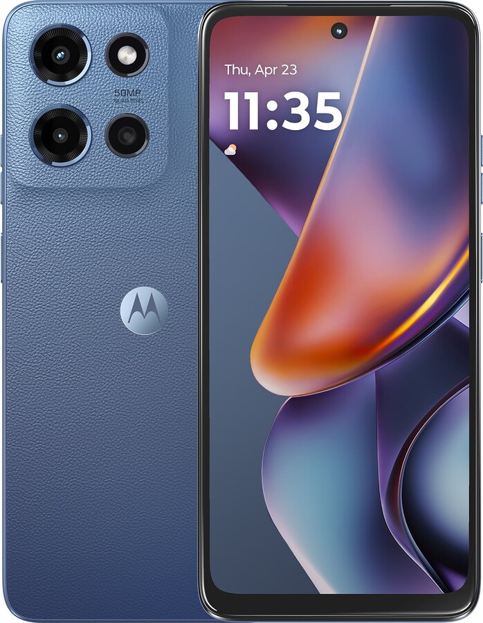 Walmart Family Mobile Motorola moto g 2025, 5G, 64GB,Blue - Prepaid Smartphone [Locked to Walmart Family Mobile]