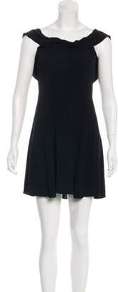 Reformation Off-The-Shoulder Mini Dress Black Off-The-Shoulder Mini Dress