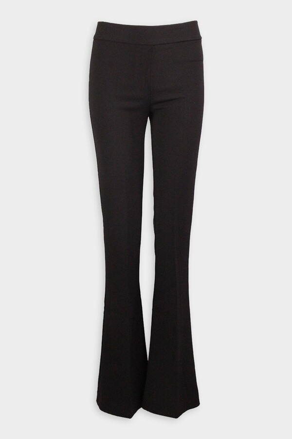 Avenue Montaigne Bellini Crepe Pant in Black