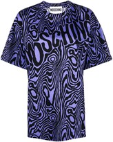 Thumbnail for your product : Moschino zebra-print round-neck T-shirt