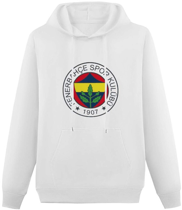 Xiaoxiong Mens Heavyweight Hooded Fenerbahce Costum Hoodies Pullover  Sweatshirs White XXL - ShopStyle