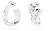 Thumbnail for your product : Balenciaga Twirl Xs Twisted Hoop Earrings - Silver