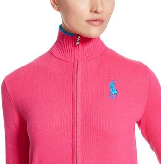 Ralph Lauren Golf Full-Zip Mockneck Sweater