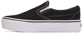 Thumbnail for your product : Vans Black Classic Slip-On Platform Sneakers