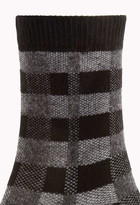 Thumbnail for your product : Forever 21 Cozy Plaid Crew Socks