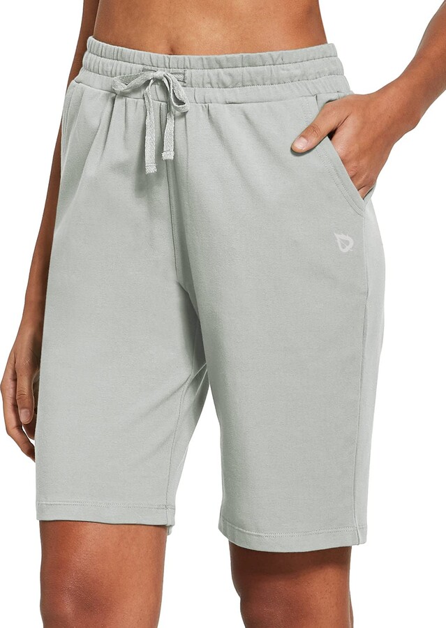 Bermuda Shorts Knee Length Running Shorts Womens Ladies Shorts