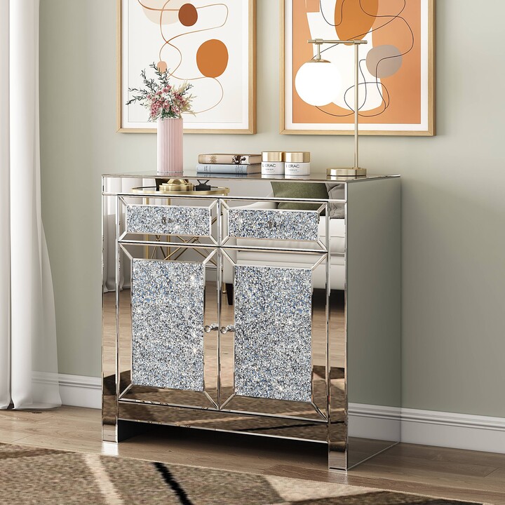 SHYFOY Accent Storage Cabinet Modern Sideboard with Two Doors - ShopStyle