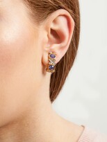 Thumbnail for your product : Susan Caplan Vintage D'Orlan 22ct Gold Plated Swarovski Crystal Clip-On Earrings, Dated Circa 1980s, Gold/Purple