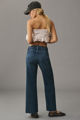 Hudson Rosie High-Rise Wide-Leg Cropped Jeans