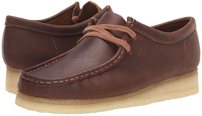 clarks wallabees brown womens