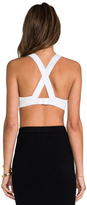Thumbnail for your product : Alexander Wang T by Criss Cross Back Bra