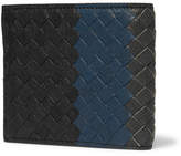 Thumbnail for your product : Bottega Veneta Colour-Block Intrecciato Full-Grain Leather Billfold Wallet