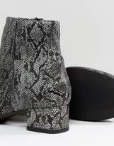 Thumbnail for your product : Selected Snake Skin Effect Boot