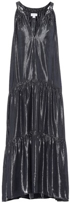 Velvet Jorja metallic midi dress