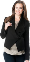 Thumbnail for your product : A Pea in the Pod Open Front Ponte Maternity Jacket