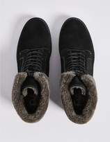 Thumbnail for your product : Marks and Spencer Wide Fit Suede Lace-up Ankle Boots