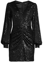 Thumbnail for your product : Parker Black Ash Sequin Combo Sheath Dress