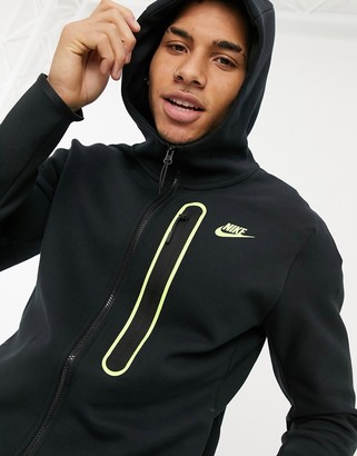 Nike tech fleece black volt Clearance