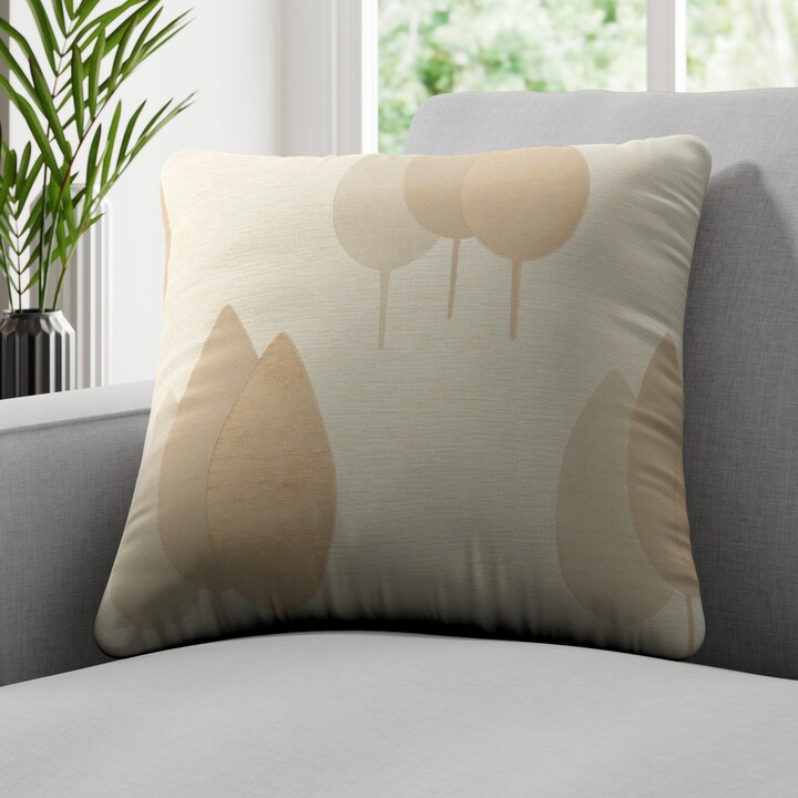 Dunelm Plato Made to Measure Cushion Cover Plato Chenille Natural