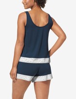 Thumbnail for your product : Tommy John Women's Dress Blues and White Lace Pajama Set