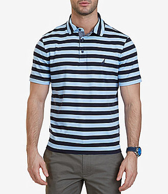 Nautica Softex Stripe Short-Sleeve Polo Shirt
