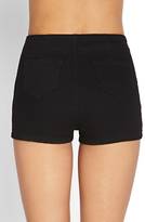 Thumbnail for your product : Forever 21 High-Waisted Buttoned Shorts