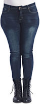 Thumbnail for your product : Wet Seal Soft Dark Wash Skinny Jeans