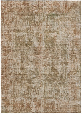 HomeRoots 9' X 12' Abstract Washable Indoor Outdoor Area Rug