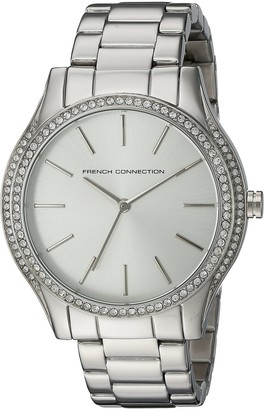 French Connection Women's Quartz Watch with Silver Dial Analogue Display  and Silver Stainless Steel Bracelet FC1205SM - ShopStyle