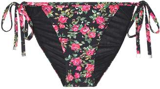 Dolce & Gabbana Floral-printed bikini bottoms