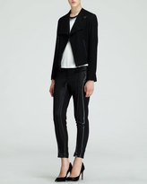 Thumbnail for your product : Helmut Lang Wet-Look Stovepipe Pants
