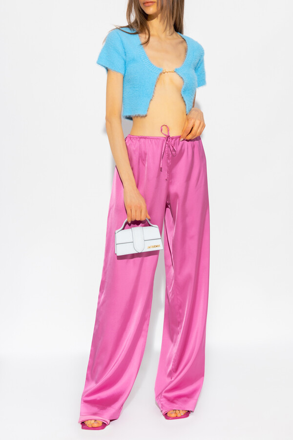 Pink Satin Pants | Shop the world's largest collection of fashion 