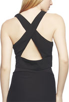 Thumbnail for your product : Wet Seal Pleated Surplus Crossback Crop Top