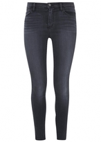 Thumbnail for your product : J Brand Alana charcoal skinny jeans