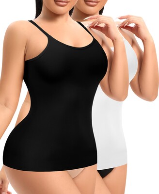 Women Shaper Cami with Built in Bra Shapewear Tank Top Tummy Control  Slimming