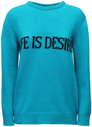 turquoise cashmere jumper