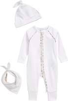 Thumbnail for your product : Burberry Dixie Romper, Hat & Bib Set