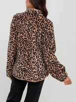 Thumbnail for your product : Very High Neck Teddy Faux Fur Jumper - Animal Print